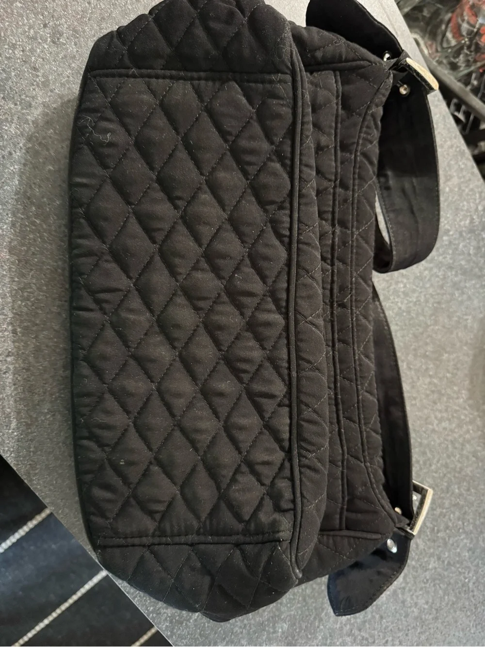 Vera Bradley black hobo bag